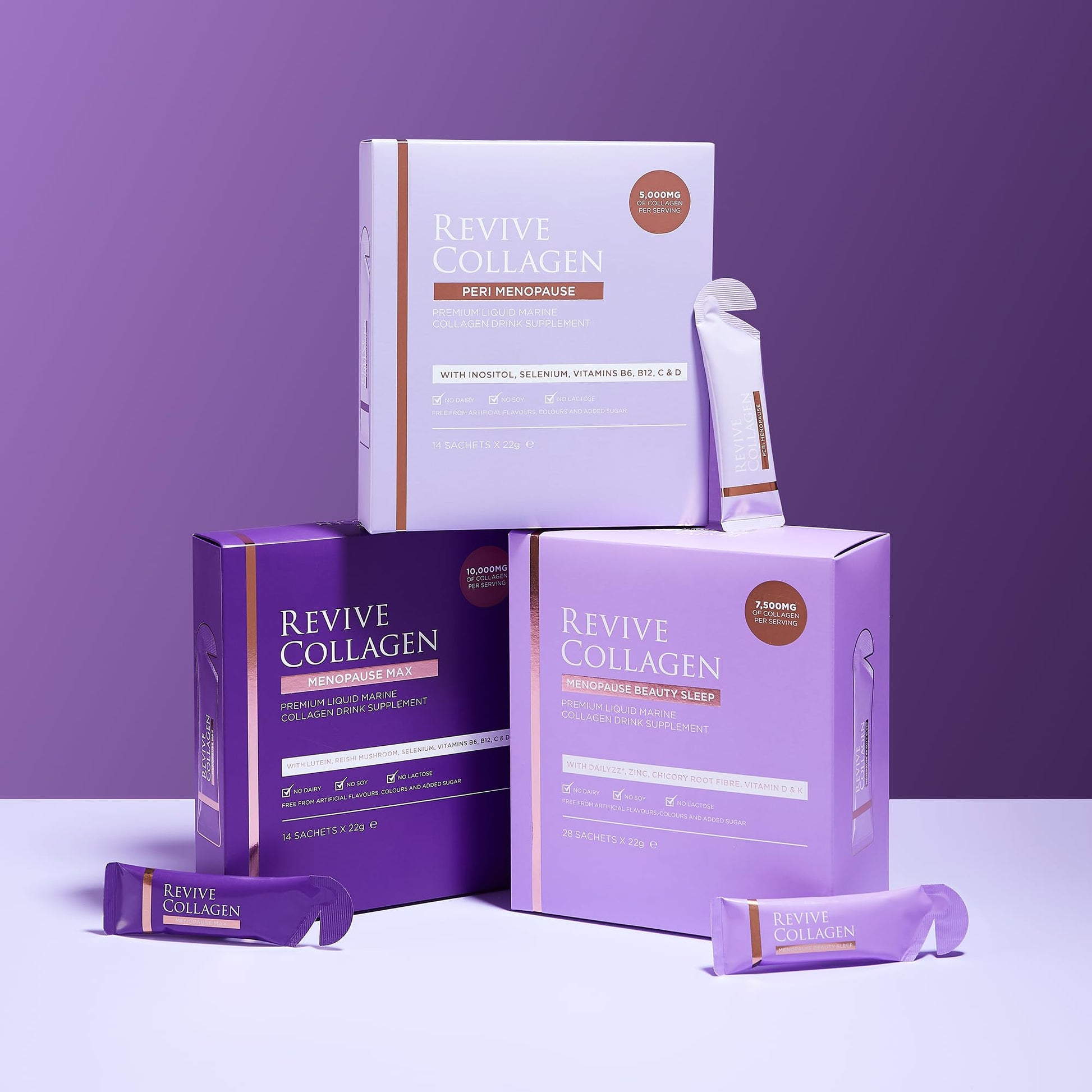 Revive Collagen Premium Menopause Range - Hydrolysed Liquid Marine Collagen Drink Revive CollagenBuy Supplements Australia