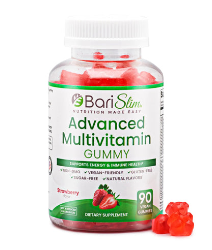 BariSlim Advanced Bariatric Multivitamin Gummies - Specially Formulated Bariatric Vitamins for Patients After Weight Loss Surgery BariSlim