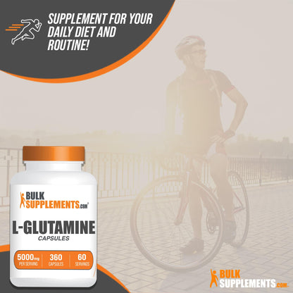 BULKSUPPLEMENTS.COM L-Glutamine Capsules - Glutamine Supplement, L Glutamine BULKSUPPLEMENTS.COMBuy Supplements Australia