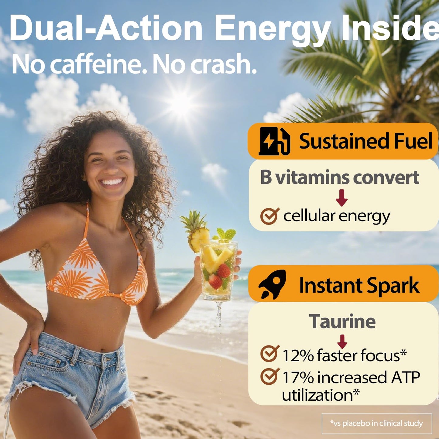 Pentavite She Charge Multivitamin for Women, Pineapple Tropical Chew, Daily Vitamin Supplements with Folate, Support Energy, Calm & Focus, Skin Defense and Cycle PentaviteBuy Supplements Australia