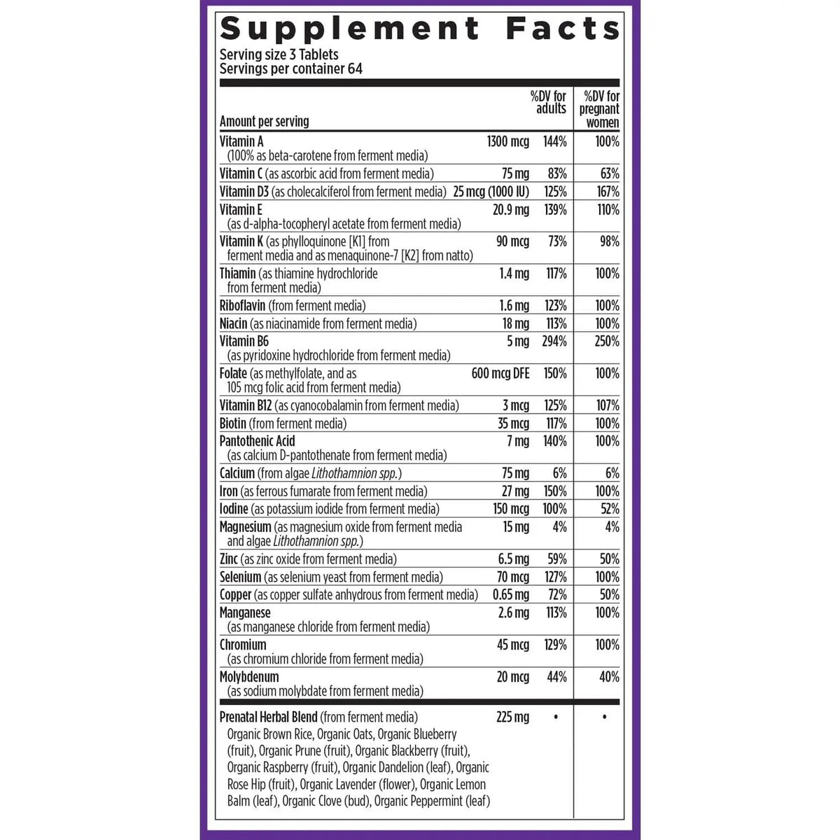 New Chapter Perfect Prenatal Vitamins, Organic Prenatal Vitamins, Non-GMO Ingredients for Healthy Baby & Mom - Folate (Methylfolate), Iron, Vitamin D3 New ChapterBuy Supplements Australia