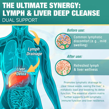 Maxhemphealth Liposomal Lymphatic Drainage Drops - 60ML Lymph & Liver Cleanse Supplement, Natural Herbal Blend & Multivitamin for Immunity, Lymphatic Support & Liver Detox, Vegan, Non-GMO, Gluten-Free Maxhemphealth buy supplements Au