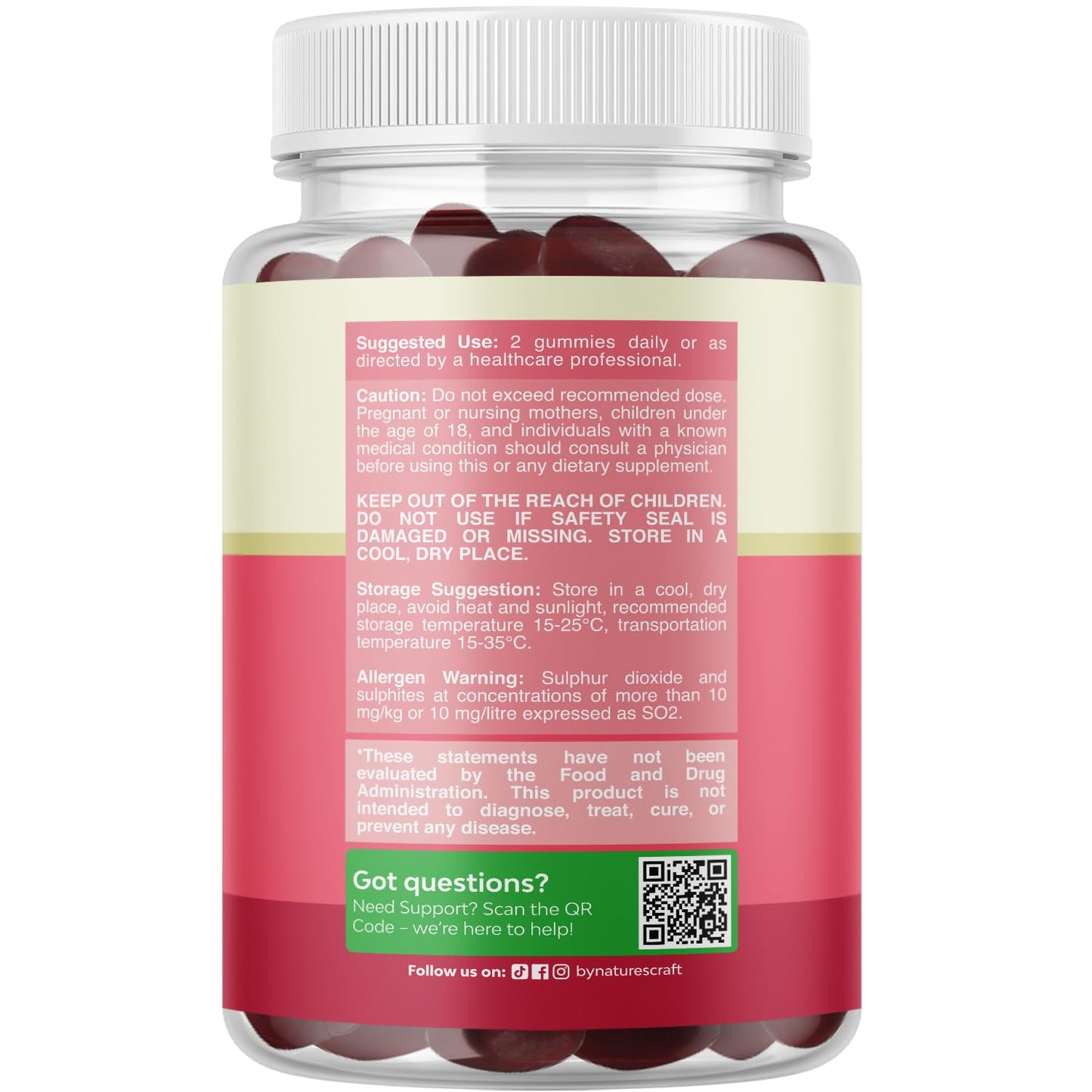 Hormone Balance for Women Gummies of All Ages - PMS Support Supplement for Women to Regulate Menstrual Cycle & Hormonal Balance Menopause & Mood Swings with Vitamin B6 & Dong Quai - 60 Chews - 3 pack Natures CraftBuy Supplements Australia