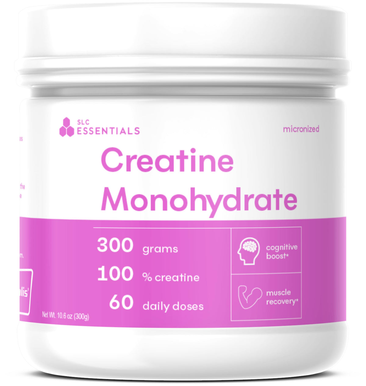 SLC Essentials Creatine Monohydrate Powder | 100% Pure Micronized Creavitalis® | German-Made | Unflavored, No Fillers | Supports Muscle Strength, Recovery, & Cognitive Energy | 5g Servings SLC EssentialsBuy Supplements Australia