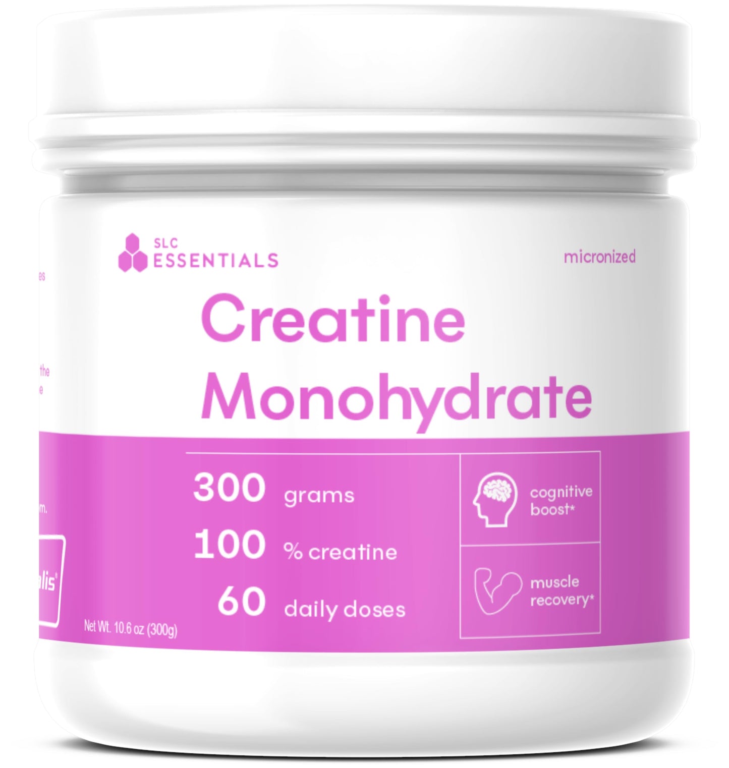 SLC Essentials Creatine Monohydrate Powder | 100% Pure Micronized Creavitalis® | German-Made | Unflavored, No Fillers | Supports Muscle Strength, Recovery, & Cognitive Energy | 5g Servings SLC EssentialsBuy Supplements Australia