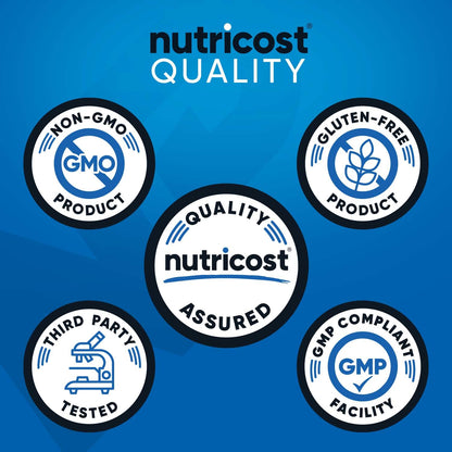 Nutricost Micronized Creatine Monohydrate 3,000mg 500 Capsules, 125 Servings, 750mg of Creatine Monohydrate Per Capsule NutricostBuy Supplements Australia