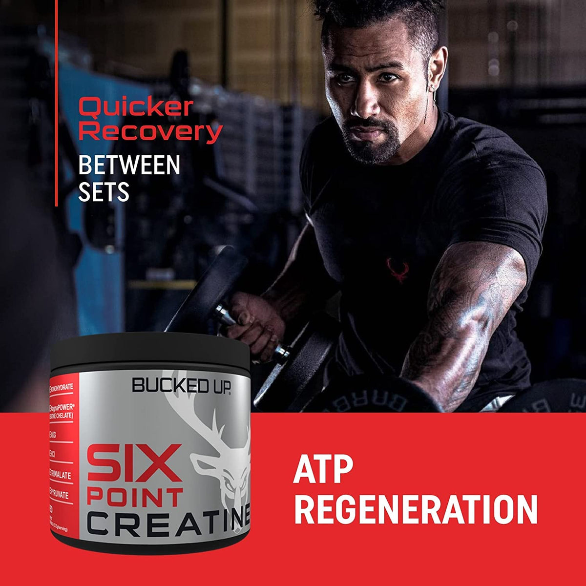 Bucked Up Six Point Creatine™ Six Types of Creatine - for Men and Women Bucked UpBuy Supplements Australia
