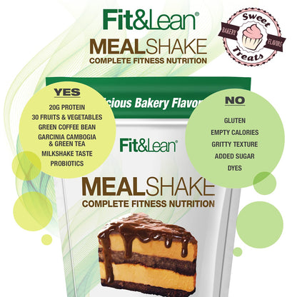 Fit & Lean Meal Shake Meal Replacement with Protein, Fiber, Probiotics and Organic Fruits Fit & LeanBuy Supplements Australia