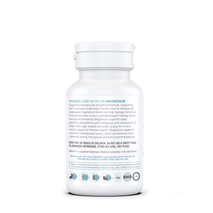 WOMEN LOVE NUTRITION, Magnesium for Women, Menopause & Peromenopause (90 Capsules) WOMEN LOVE NUTRITIONBuy Supplements Australia