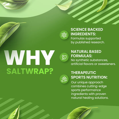 SaltWrap Adaptogen Greens - Mind-Body Resilience Formula - Caffeine-Free Nootropic for Stress, Focus, and Cognitive Performance - 90 Capsules SaltWrapBuy Supplements Australia