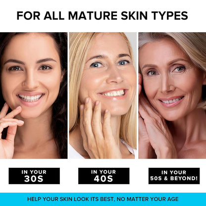 Anti-Aging Face Moisturizer with Retinol, Collagen & Hyaluronic Acid - Made in USA - Moisturizer Face Cream for Women & Men - Firming & Hydrating Neck Cream - Day & Night Skin Care - 1.7 fl oz SimplyVital buy supplements Au