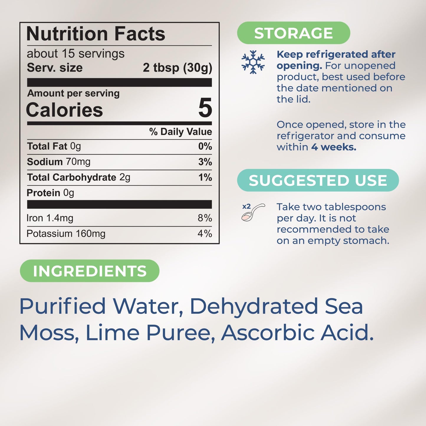 TrueSeaMoss Wildcrafted Irish Sea Moss Gel – Nutritious Raw Seamoss Rich in Minerals TrueSeaMossBuy Supplements Australia