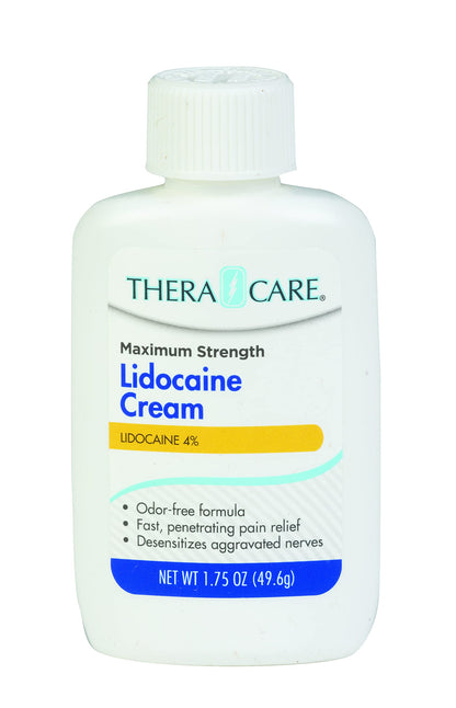 TheraCare Maximum Strength OTC Lidocaine Cream | Numbs Away Pain | Long-Lasting Relief | Non-Greasy | 1.75 Oz Thera Care buy supplements Au