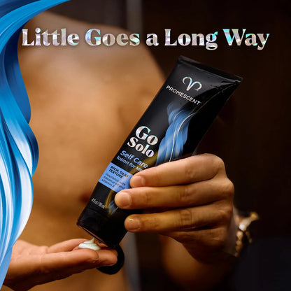 Promescent Go Solo Lotion for Men, Natural Unscented Moisturizing Ingredients with Coconut Oil and Sweet Almond Oil, Creamy Natural Texture, Fast-Absorbing, Made in the USA, 4 fl oz Promescent buy supplements Au