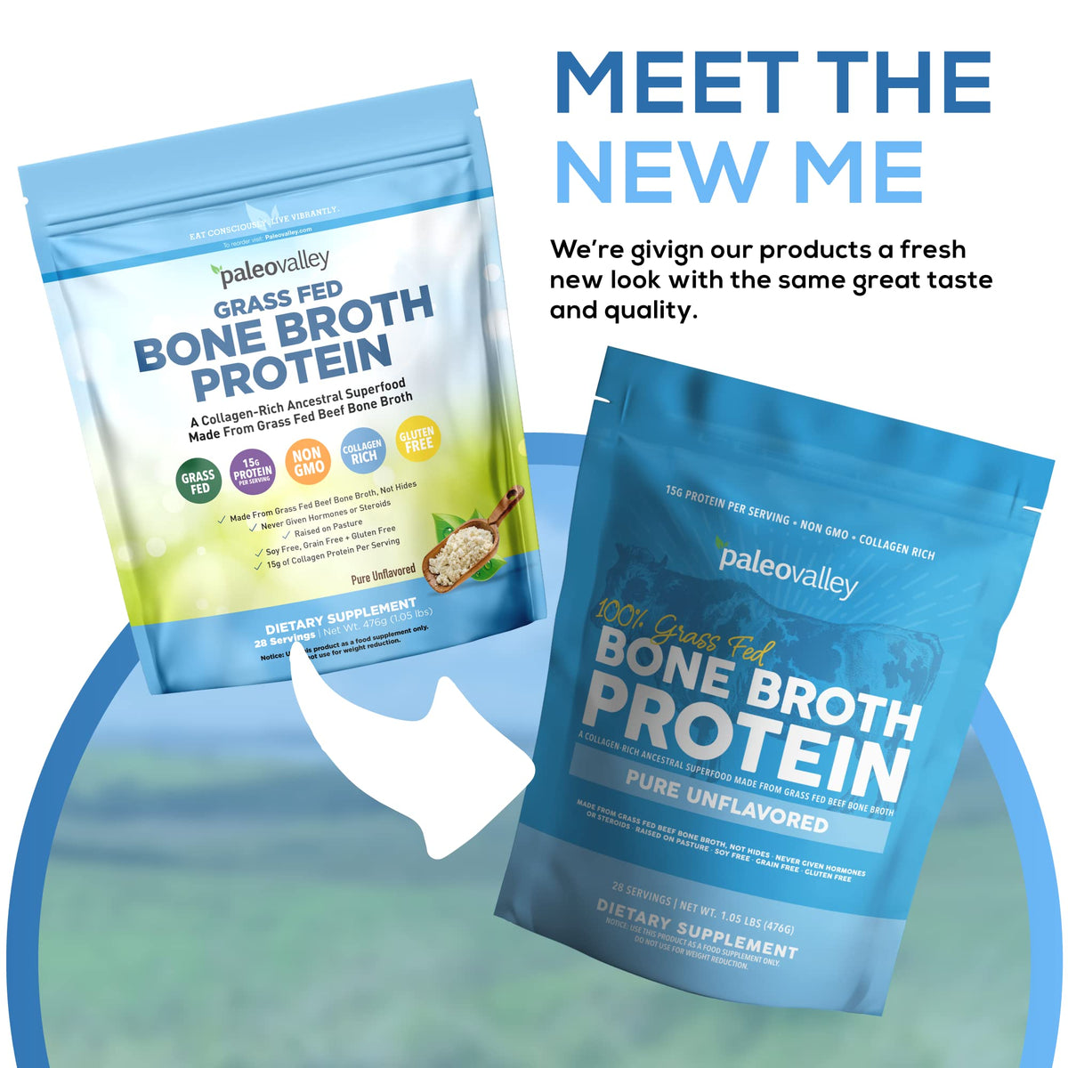 Paleovalley 100% Grass Fed Beef Bone Broth Protein Powder - Rich in Collagen Peptides PaleovalleyBuy Supplements Australia
