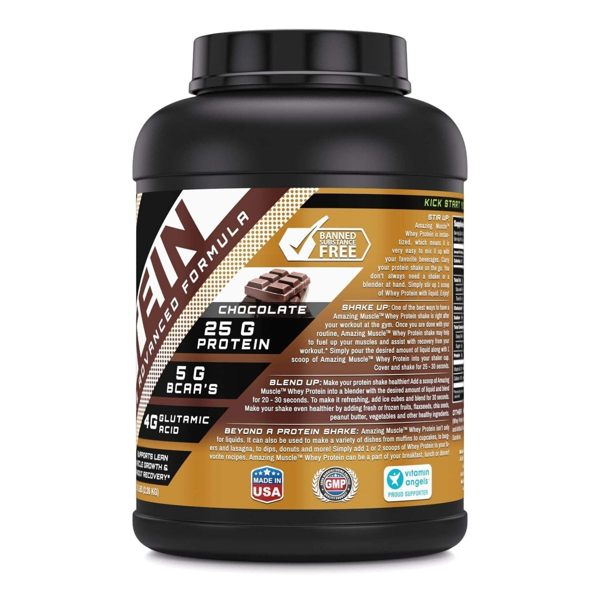 Amazing Muscle 100% Whey Protein Powder *Advanced Formula with Whey Protein Amazing NutritionBuy Supplements Australia