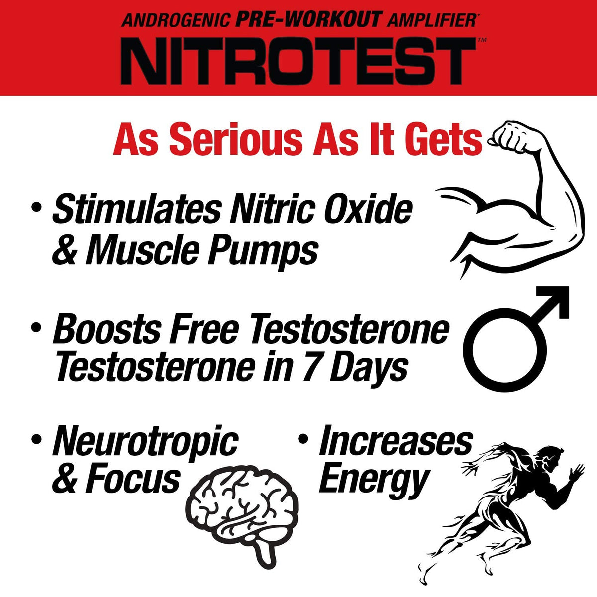 MuscleMeds Nitrotest Pre-Workout Supplement Drink, Boost Nitric Oxide, Testosterone MuscleMedsBuy Supplements Australia