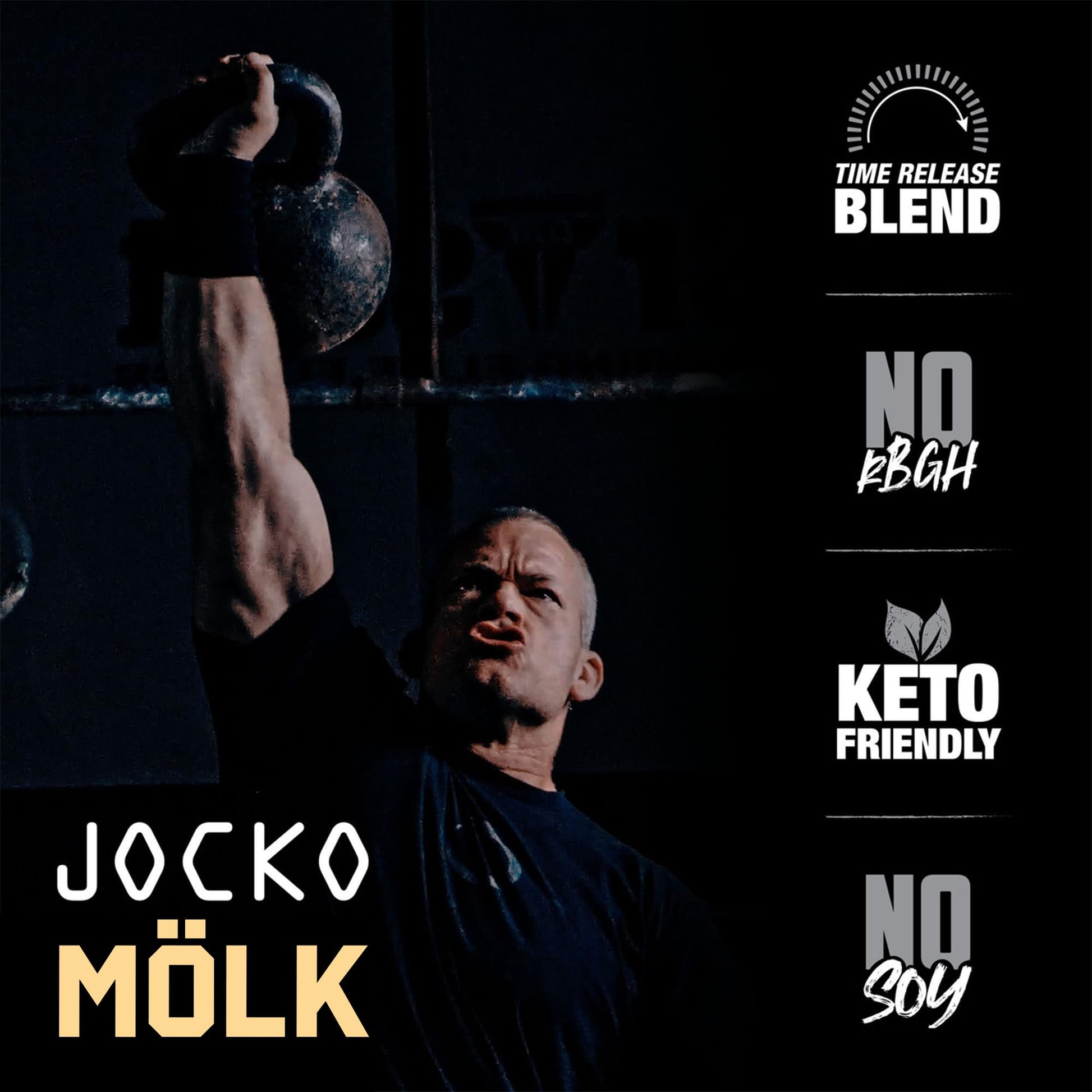 Jocko Mölk Whey Protein Powder (Vanilla) - Keto, Probiotics, Grass Fed, Digestive Enzymes Jocko FuelBuy Supplements Australia