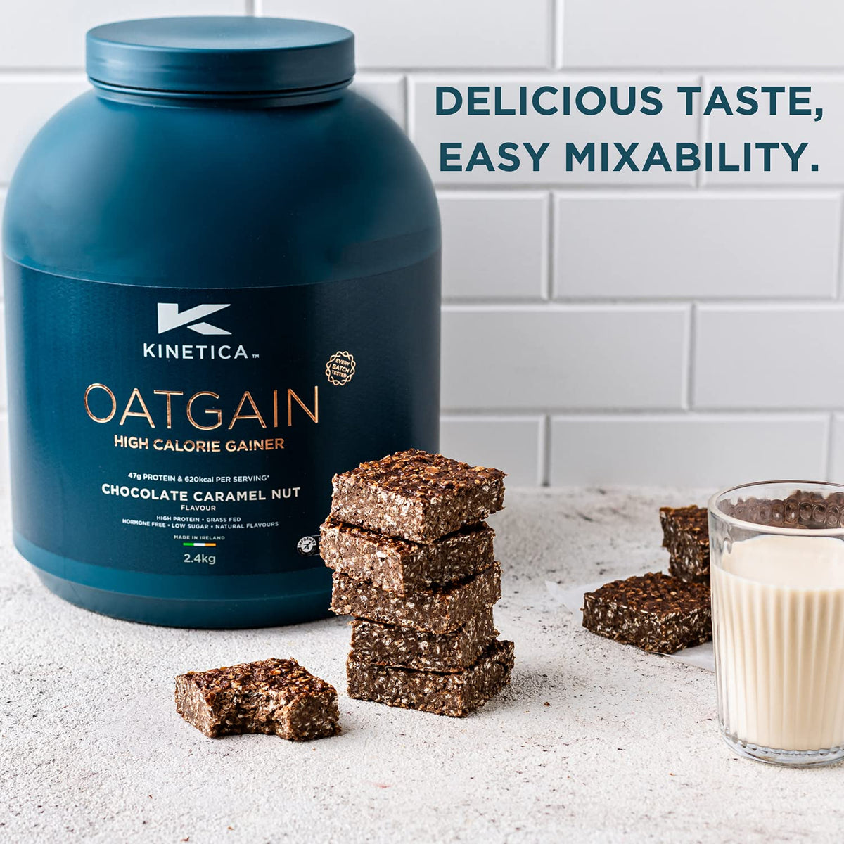 Kinetica OatGain Weight Gainer 600+ Calories & 47g Protein per Serving, 2.4 kg KineticaBuy Supplements Australia