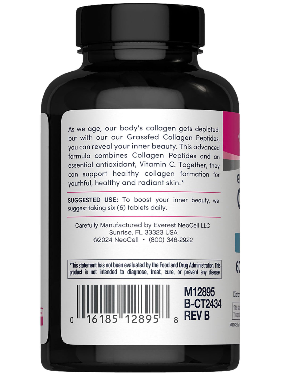 NeoCell Super Collagen with Vitamin C, 120ct Collagen Pills, Non-GMO, Grass Fed, Paleo Friendly, Gluten Free, Collagen Peptides Types 1 & 3 for Hair, Skin, Nails and Joints NeoCell buy supplements Au