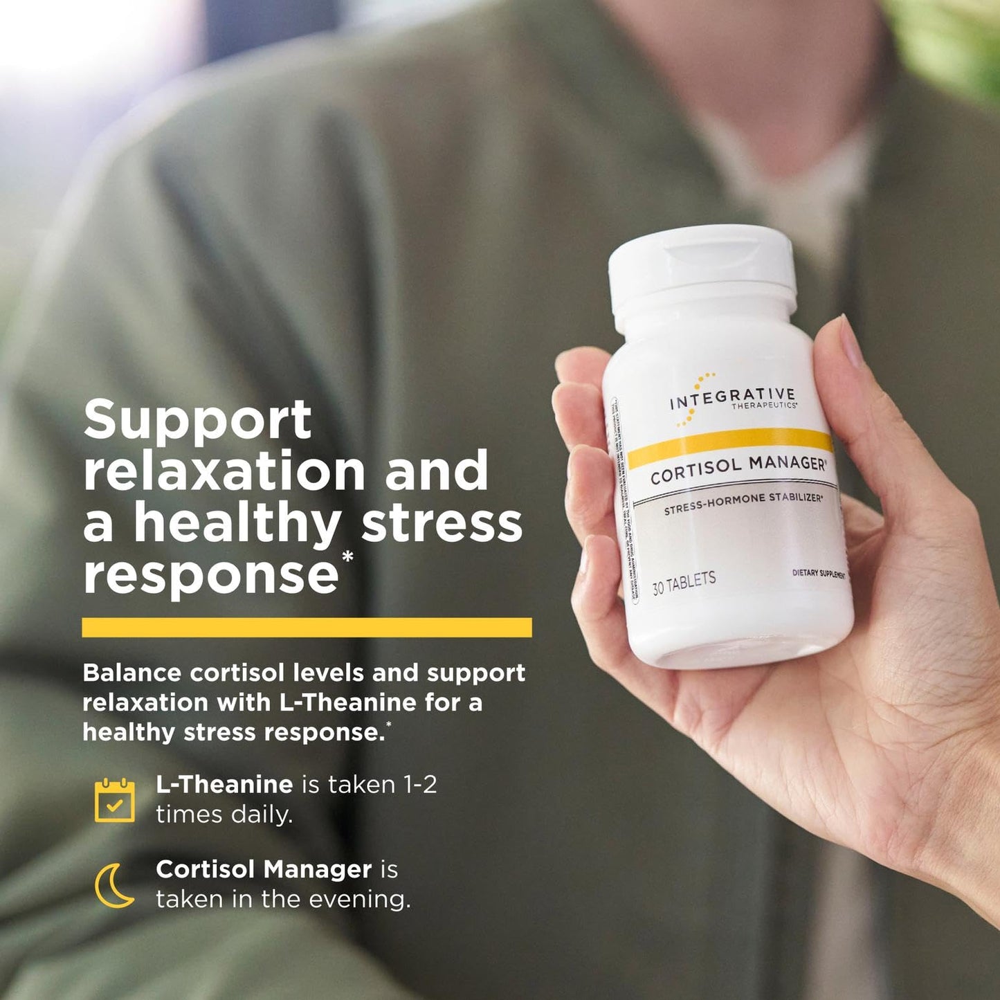 Integrative Therapeutics Cortisol Manager & L-Theanine Integrative TherapeuticsBuy Supplements Australia