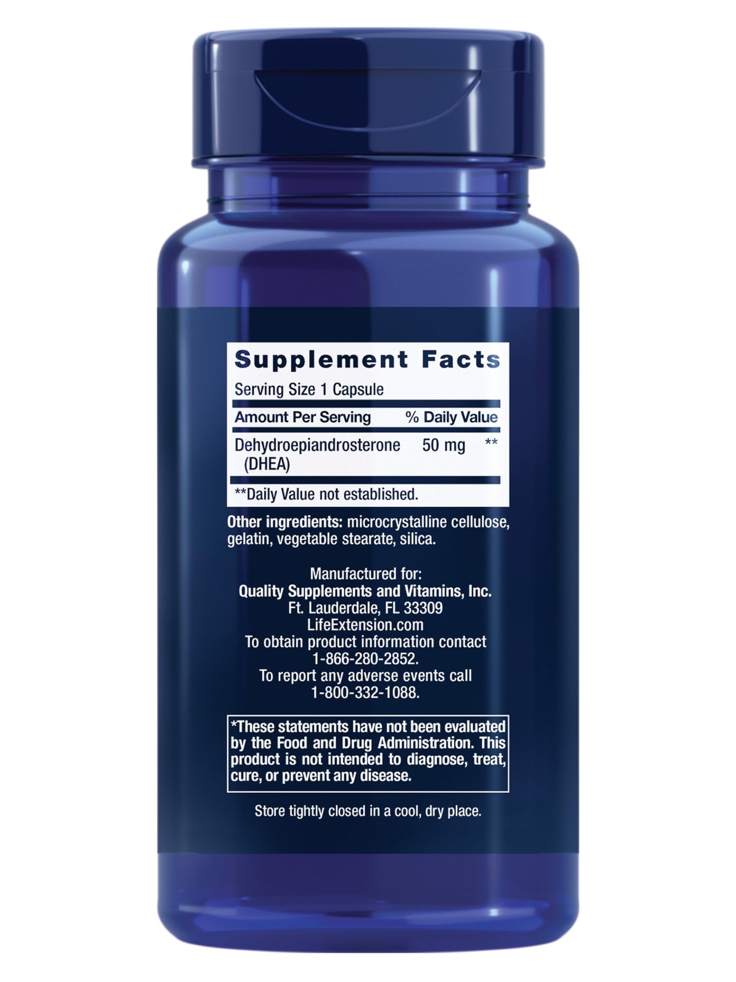 Life Extension DHEA 50 mg – Hormone Balance Supplement, Memory, Muscle Mass and Bone Density Support, Healthy Sex Drive, Gluten-Free, Non-GMO, 60 Capsules Life ExtensionBuy Supplements Australia