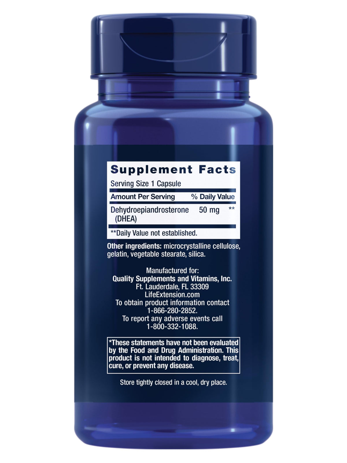 Life Extension DHEA 50 mg – Hormone Balance Supplement, Memory, Muscle Mass and Bone Density Support, Healthy Sex Drive, Gluten-Free, Non-GMO, 60 Capsules Life ExtensionBuy Supplements Australia