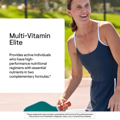 THORNE - Multi-Vitamin Elite - Daily Nutritional Supplement - Two Formulas Support Cellular Energy Production, Restful Sleep & More* - Third-Party Certified - Gluten, Dairy & Soy-Free - 180 Capsules THORNE buy supplements Au