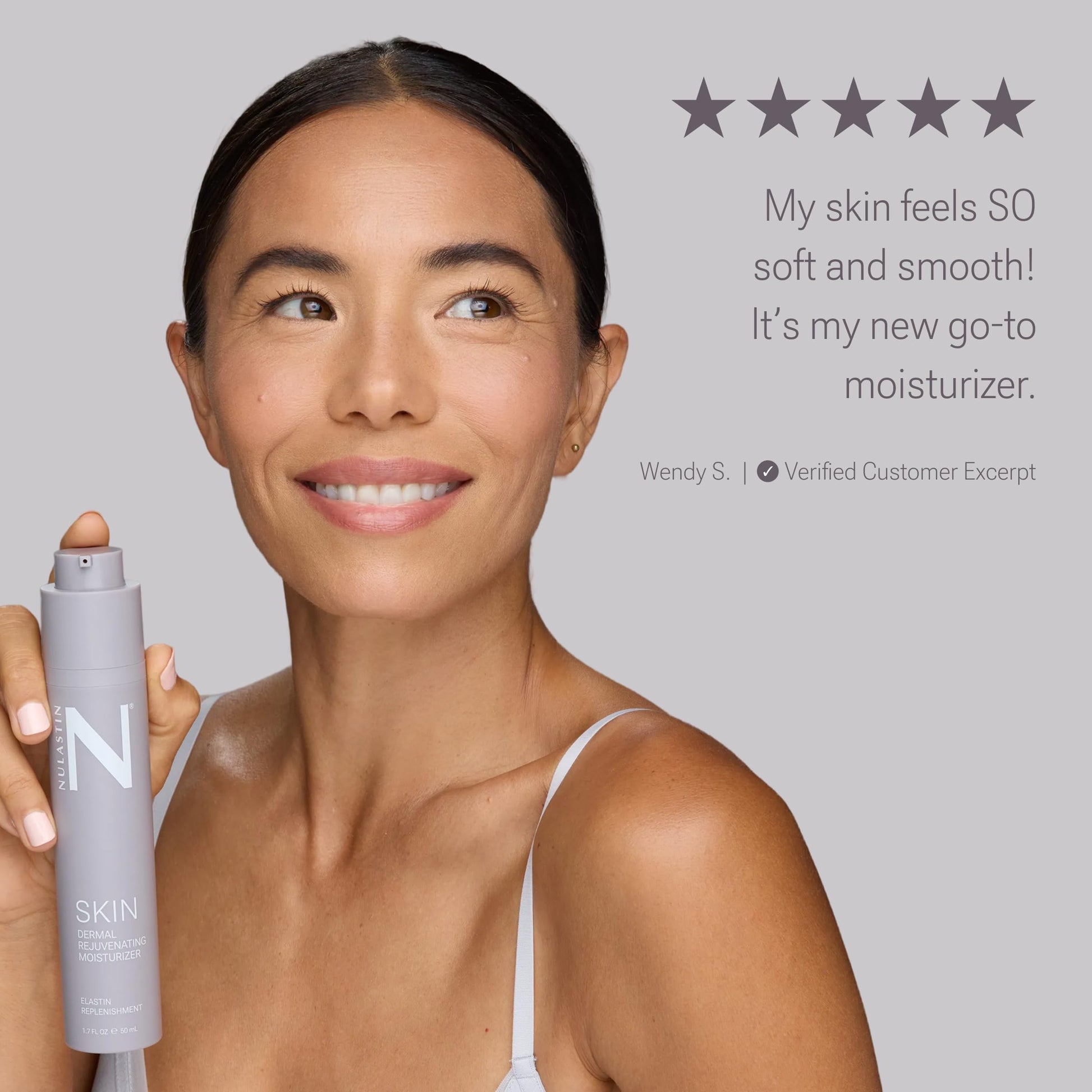 NULASTIN Dermal Rejuvenating Face Moisturizer for Women with Elastin, Peptides & Ceramides - Firming, Anti Aging Barrier Repair Cream for Dry, Mature Skin - Vegan, Silicone Free, 1.7 Fl Oz NULASTIN buy supplements Au