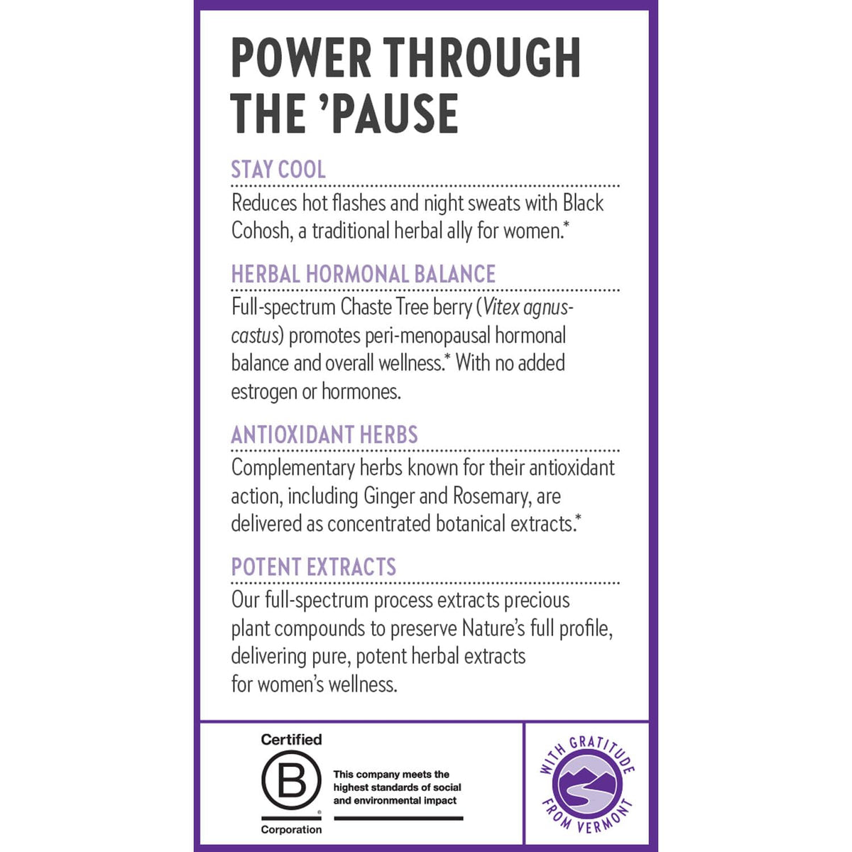 New Chapter Menopause Supplement - Estrotone Herbal Hormone Balance for Women in Perimenopause, with Black Cohosh for Hot Flash Relief & to Reduce Night Sweats + Vitex, No Added Hormones - 30 ct New ChapterBuy Supplements Australia