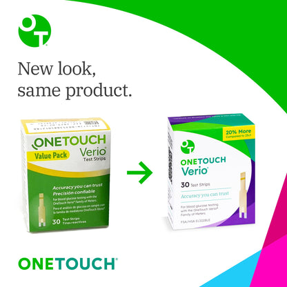 OneTouch Verio Test Strips for Diabetes Value Pack - 90 Count | Diabetic OneTouchBuy Supplements Australia