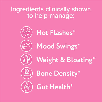 Florajen Triple-Action Menopause Probiotic - Hormonal Balance, Hot Flash, & Mood Swing Relief - Weight Management & Digestive Support - Featuring Berberine, Black Cohosh, & Botanical - 30 Capsules FlorajenBuy Supplements Australia