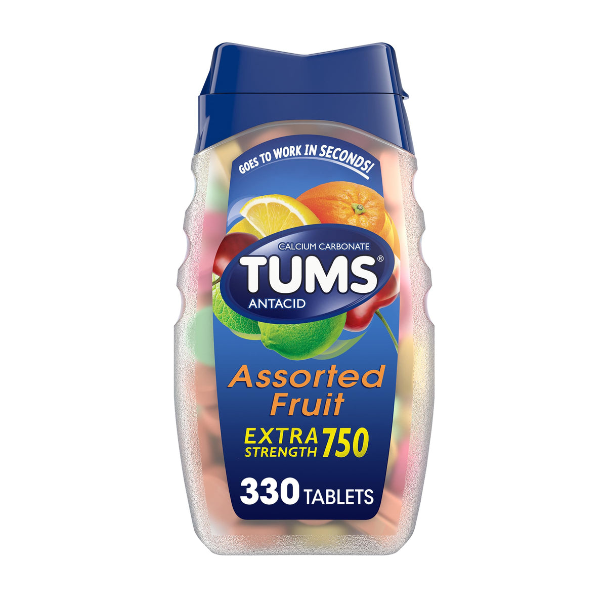 TUMS Chewable Antacid Tablets for Extra Strength Heartburn Relief, Assorted Fruit Flavors - 330 Count TUMS buy supplements Au