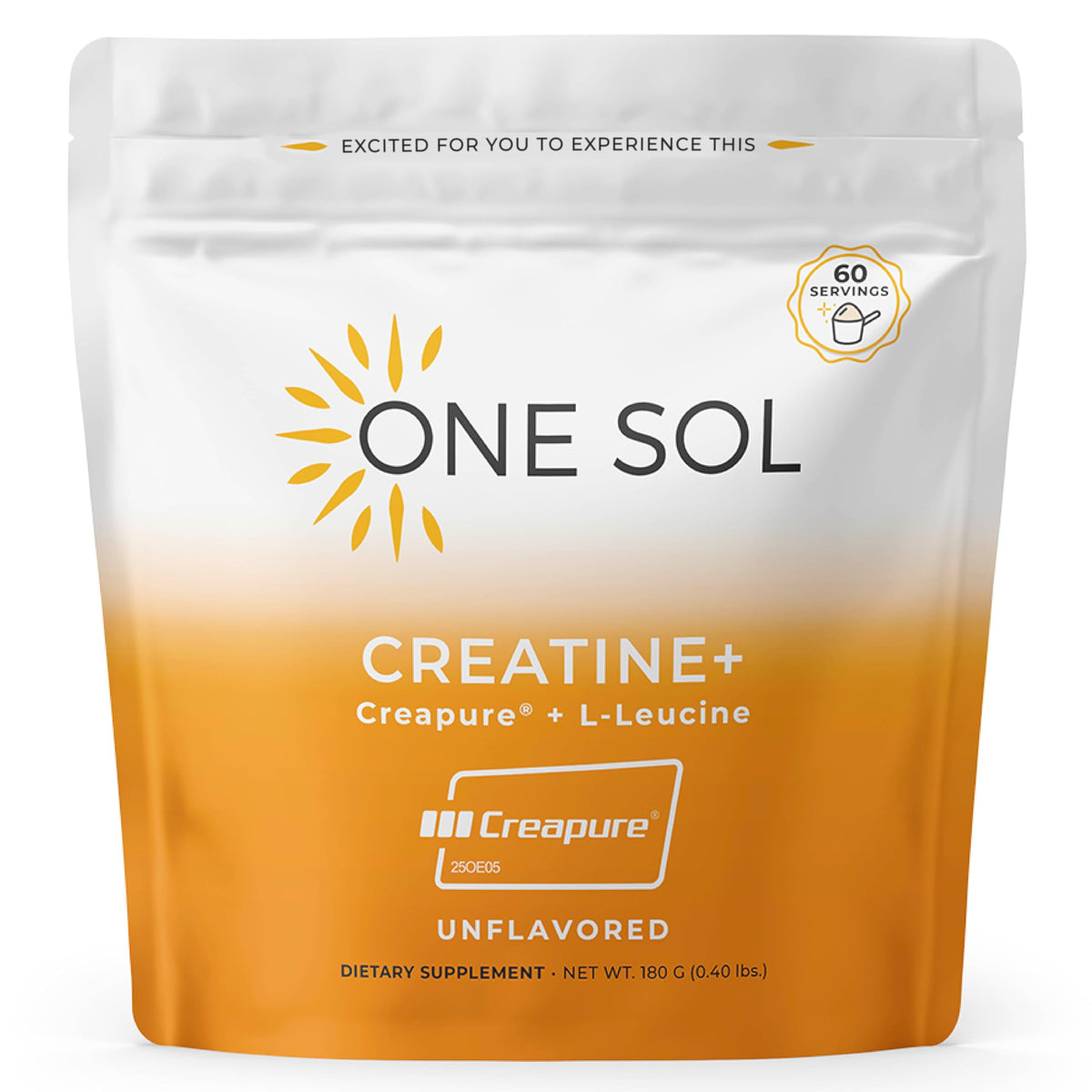 One Sol Creatine for Women, All Natural Women’s Creatine Powder w Creapure & Leucine, Increase Lean Muscle Mass, Reduce Recovery Time, Promotes Brain & Bone Health (Unflavored, 60 Servings) One SolBuy Supplements Australia