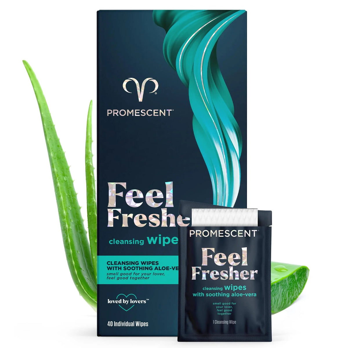Promescent After Sex Clean Up Wipes Individually Wrapped Made with Aloe Vera, Gentle pH Balanced Formula Sex Wipes for Men, Women & Couples (40 Count) Promescent buy supplements Au