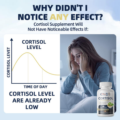 Cortisol Supplements for Women & Men,High Cortisol Reducer, Manager, Detox, Lower and Control,with Magnesium, Ashwagandha,Rhodiola, L-Theanine for Mood,Focus,Sleep AlliwiseBuy Supplements Australia