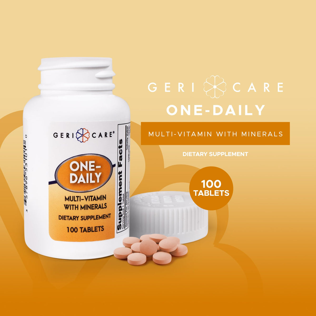GeriCare One-Daily Multi-Vitamin & One-Daily Multi-Vitamin + Minerals Bundle – Complete Daily Nutritional Support with Essential Minerals for Energy GeriCareBuy Supplements Australia