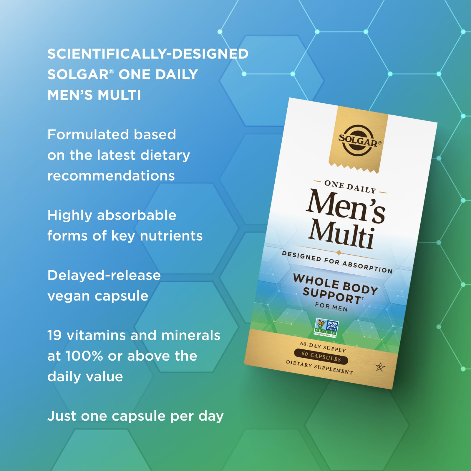 SOLGAR One a Day Women & Mens Bundle:Daily Women's Multi Whole Body Support, 60 Servings + Daily Men's Multivitamin Whole Body Support Supplement, 60 Servings SOLGARBuy Supplements Australia