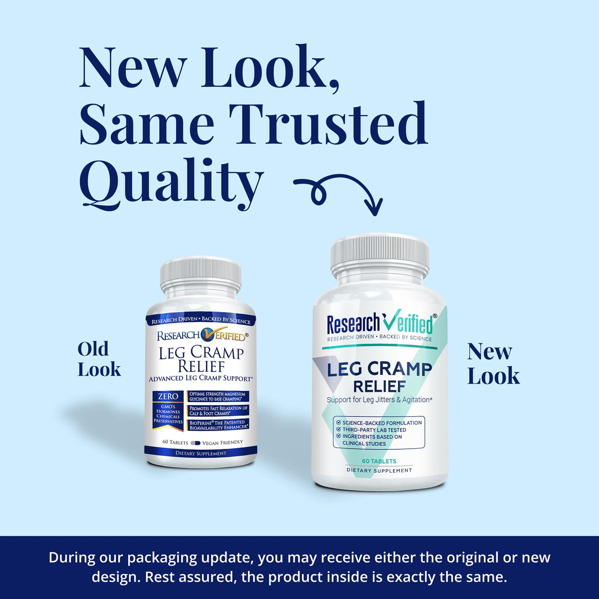 Research Verified Leg Cramps - Magnesium, B Vitamins, Ginger, Chamomile, BioPerine - Circulation Support - Vegan - 1 Month Supply Research VerifiedBuy Supplements Australia