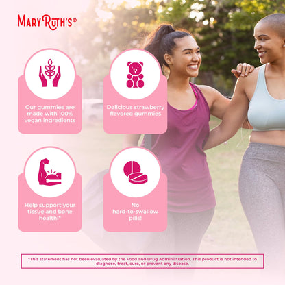 MaryRuth Organics Women's Immune Support Multivitamin Gummies | Ages 14+ | Skin Health | Gummy Vitamins for Women | Sugar-Free | Vegan | Non-GMO | 60 Count MARYRUTH'SBuy Supplements Australia