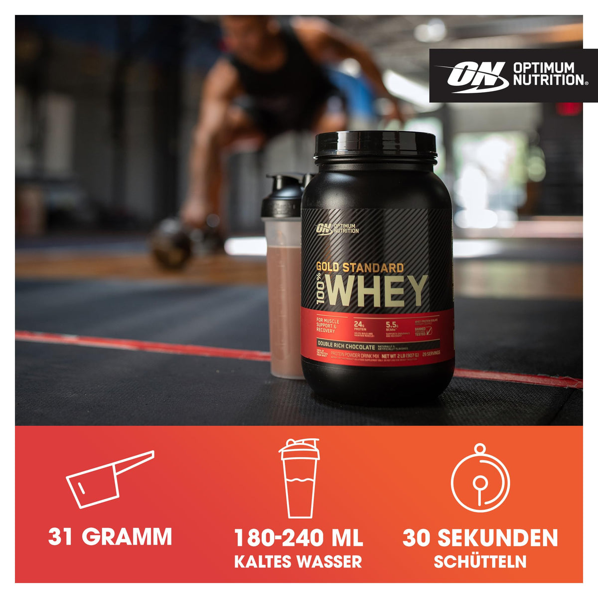 Optimum Nutrition Gold Standard 100% Whey Protein Powder, Banana Cream, 5 Pound Optimum NutritionBuy Supplements Australia