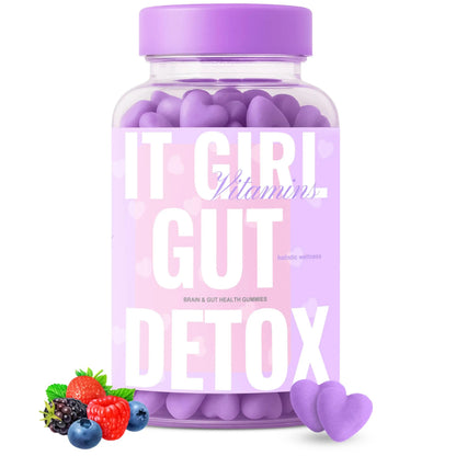 Gut Health Cleanse Detox Gummies for Women & Teens – Probiotics, Prebiotics, Digestive Enzymes & Superfoods Greens Blend – Vegan Daily Digestive Supplement for Bloating Relief, Debloat & Gut Wellness It Girl VitaminsBuy Supplements Australia