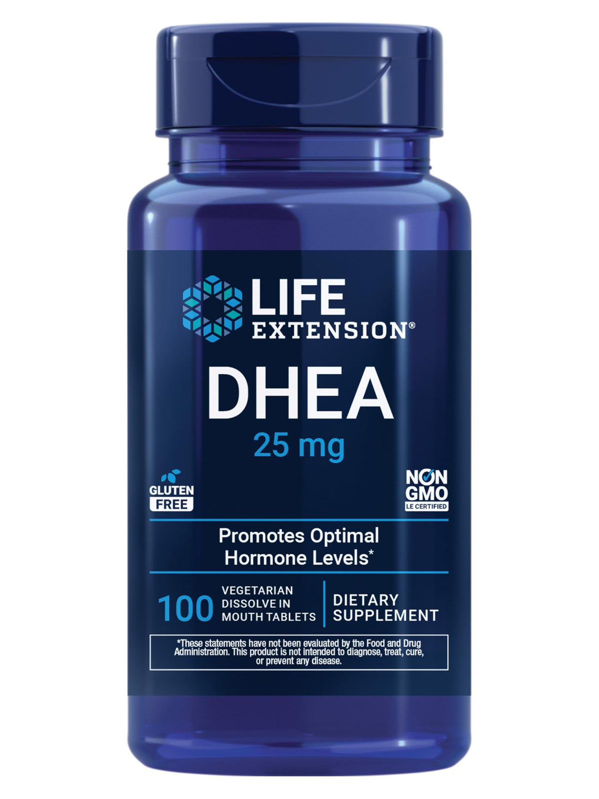 Life Extension DHEA 25 mg – Hormone Balance Supplement, Memory, Muscle Health, Bone Health, Men’s Health, Women’s Health, Gluten-Free, Non-GMO, Vegetarian, 100 Dissolve-in-Mouth Tablets Life ExtensionBuy Supplements Australia