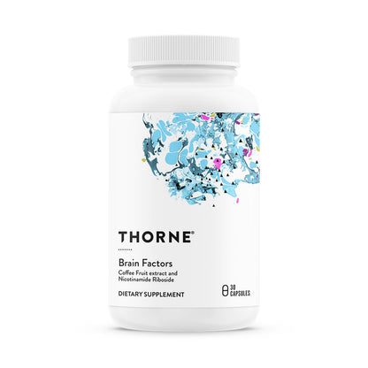 THORNE - Brain Factors - Brain Health Supplement with Nicotinamide Riboside, Coffee Fruit Extract & Betaine Anhydrous - Supports Learning, Memory & Cognition* - 30 Servings THORNEBuy Supplements Australia