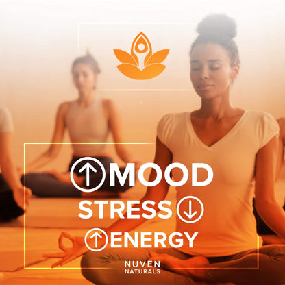 Nuven Naturals Adrenal Support - Cortisol Manager & Adrenal Support Supplements with Ashwagandha Extract, Rhodiola Rosea, Holy Basil to Help Stress, Fatigue & Energy | Adaptogens | 90 Capsules Nuven NaturalsBuy Supplements Australia