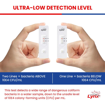 Bacteria Water Test Kit – Coliform, E. coli & Salmonella Detection for Well & Tap Water | Rapid Home Drinking Water Screening Kit with Lab-Quality Results | Leaping Lynx Leaping LynxBuy Supplements Australia