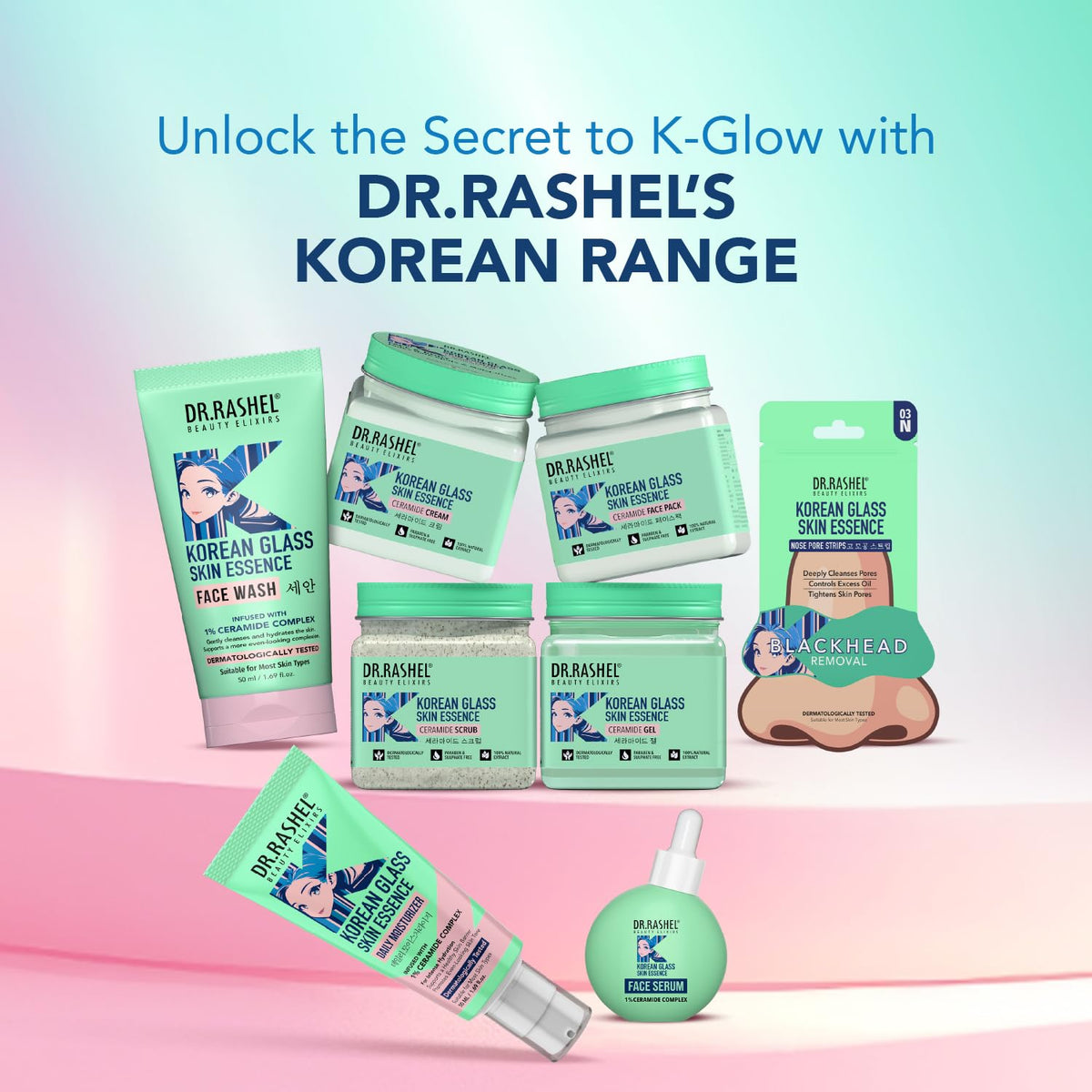 DR.RASHEL Korean Face & Body Scrub 12.84 Fl Oz With Rice Water & Ceramide For Glass skin Exfoliating Face Wash with Natural Extracts for Tan Removal, Blackhead Remover & Oil Control Cleanser - 380ml DR.RASHEL buy supplements Au