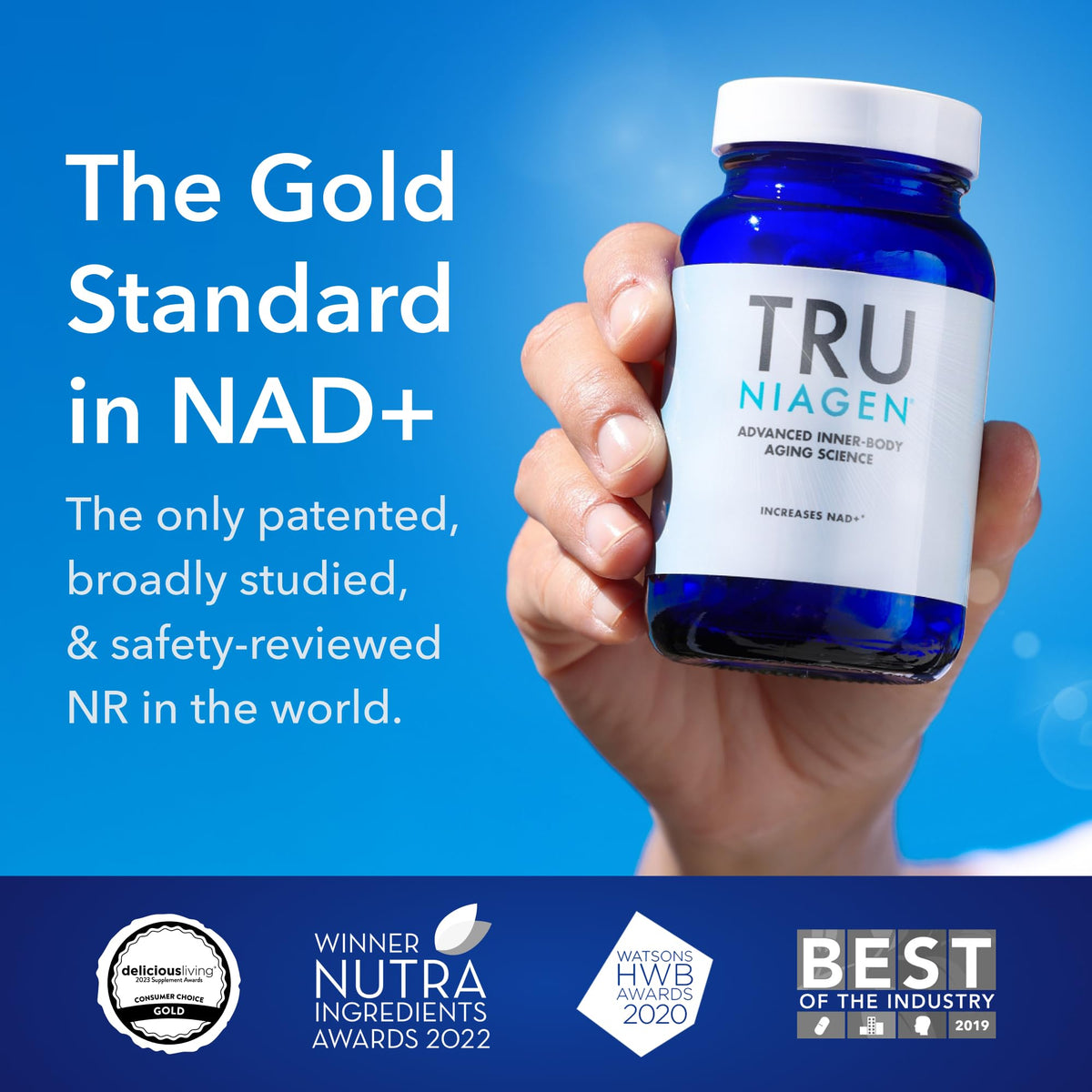 TRU NIAGEN Patented NAD Supplement for Brain Function, Anti Aging & Cell Regeneration, 300mg Niagen, 30 Servings | Supports Cellular Energy, Muscle | Nicotinamide Riboside (NR) Take 1 Daily | 2 Bottle TRU NIAGENBuy Supplements Australia