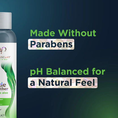 Promescent Natural Lube with Organic Ingredients, Premium Aloe Vera Lubricant Gel for Couples, Condom Compatible, Long-Lasting, Water Based Lube (4 oz) Promescent buy supplements Au