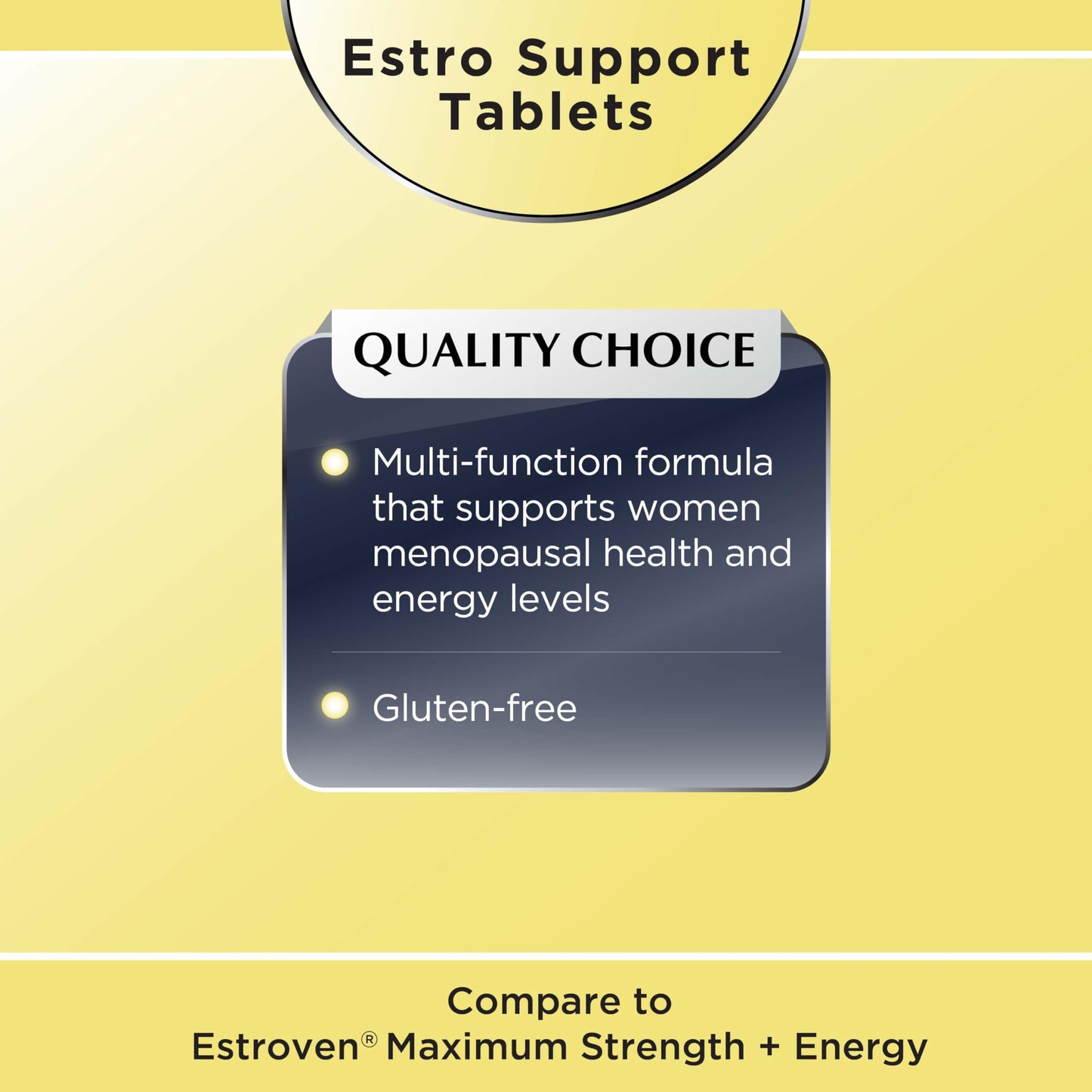 Quality Choice Estro Support Max + Energy Tablets Menopause Support 30 Count Quality ChoiceBuy Supplements Australia